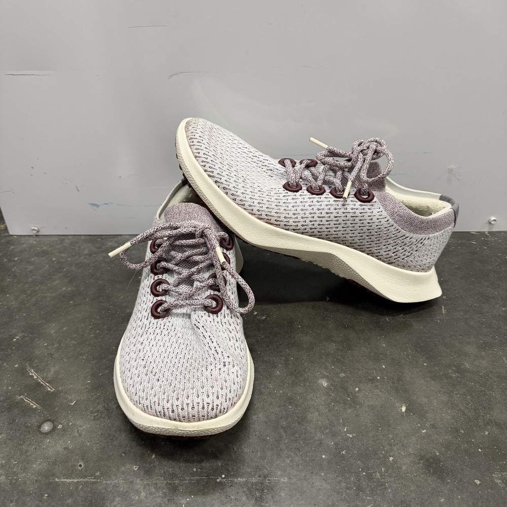 Allbirds Tree Dasher 2 Womens Running Shoes Blizzard Thunder Red White W10.5